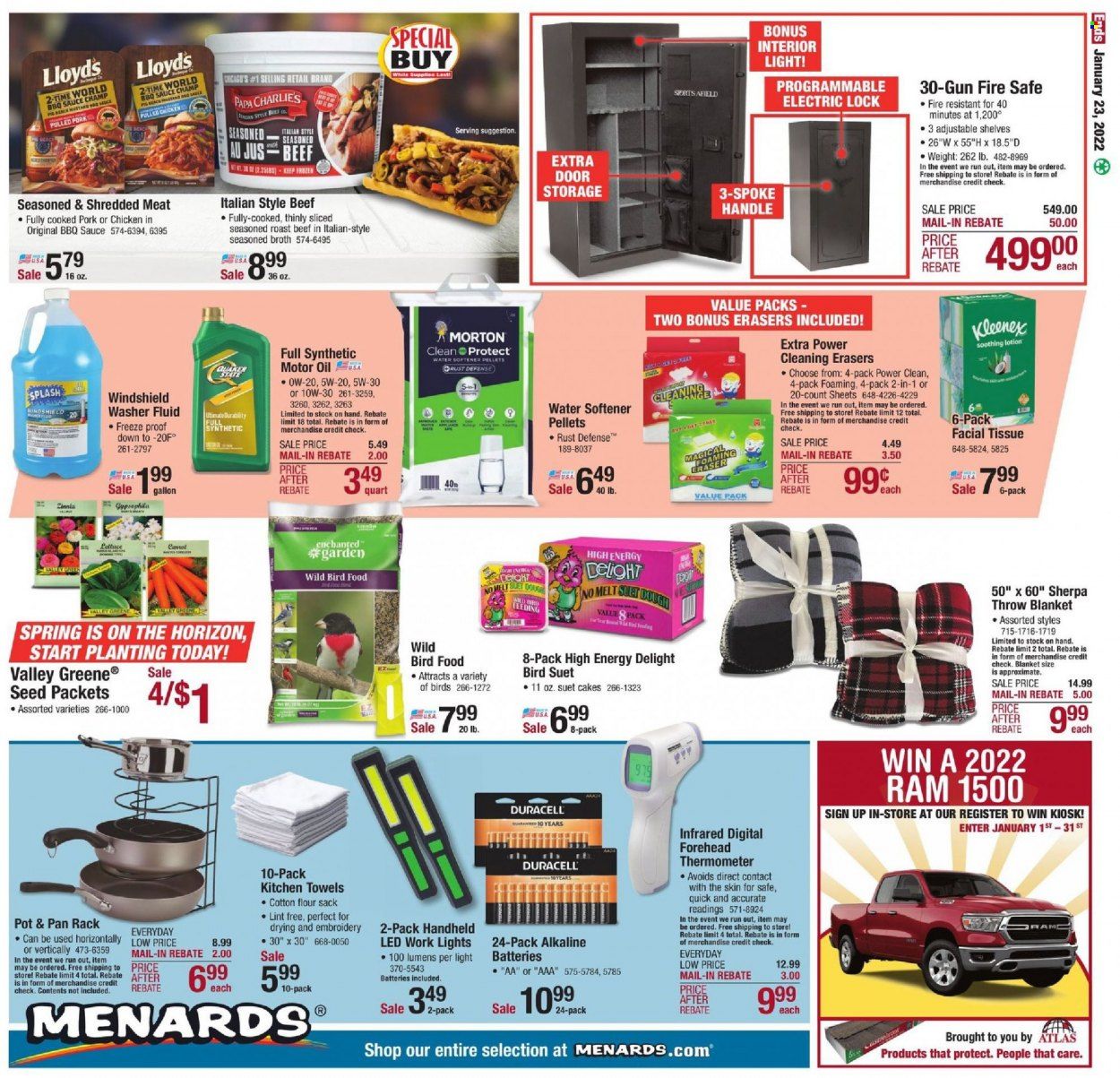 Menards Weekly Ad Flyer January 17 to January 24