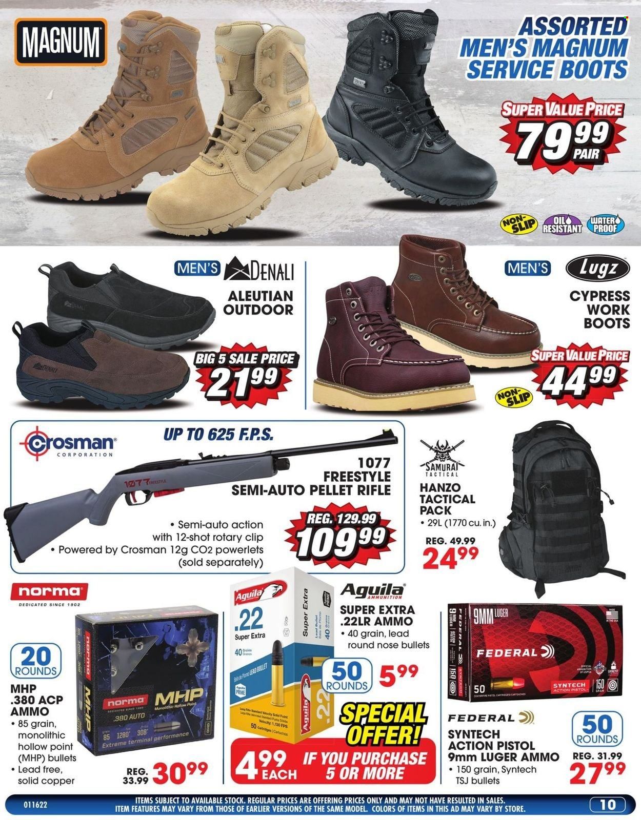 Big 5 (AZ, CA, CO, ID, NM, OR, UT, WA) Weekly Ad Flyer January 17 to January 24