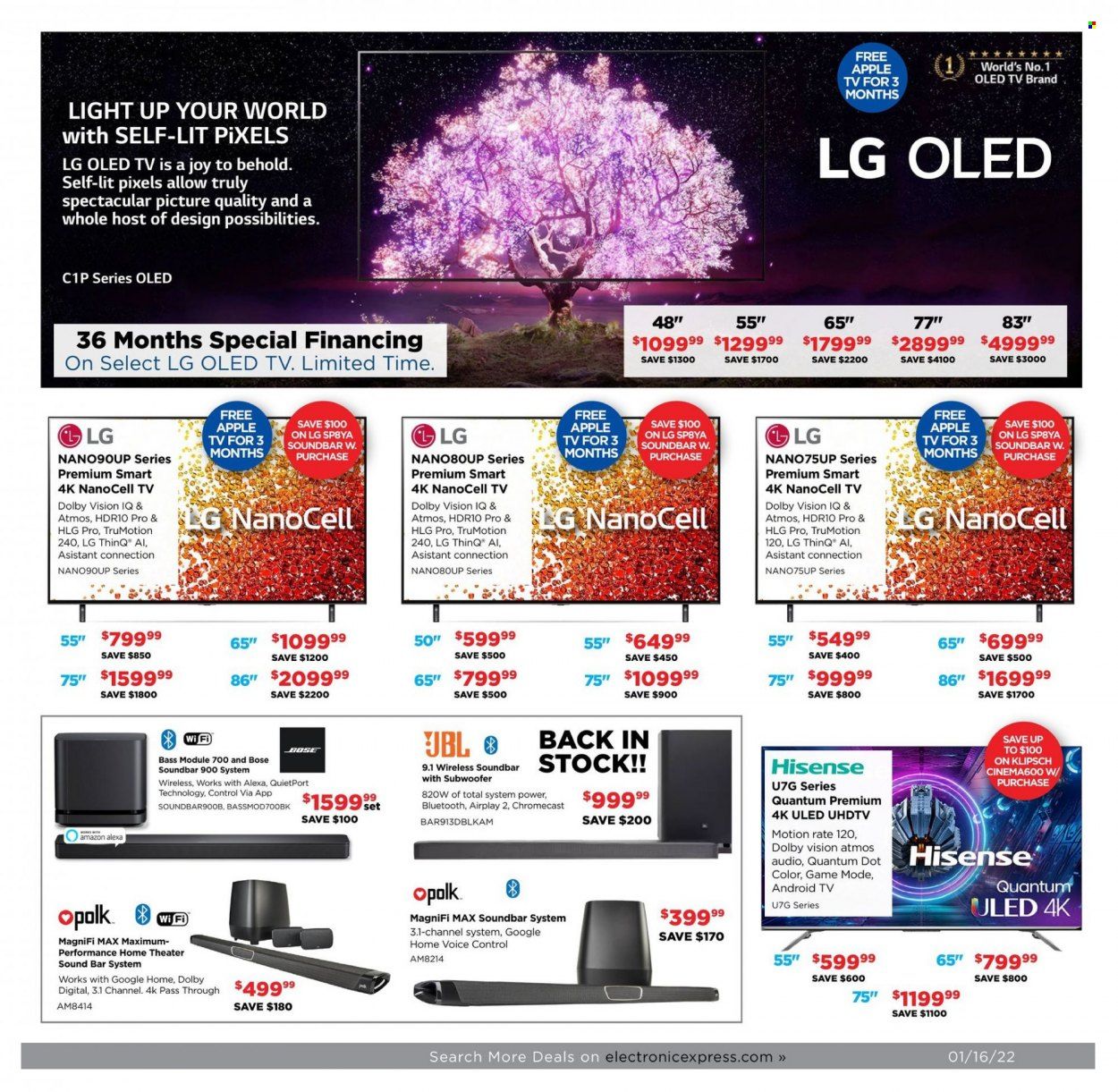 Electronic Express (AL, TN) Weekly Ad Flyer January 17 to January 24