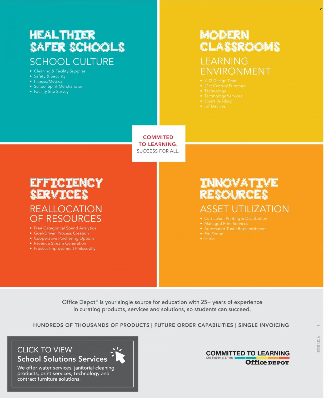 Office DEPOT School Solutions Promotions & Flyer Specials December 2023