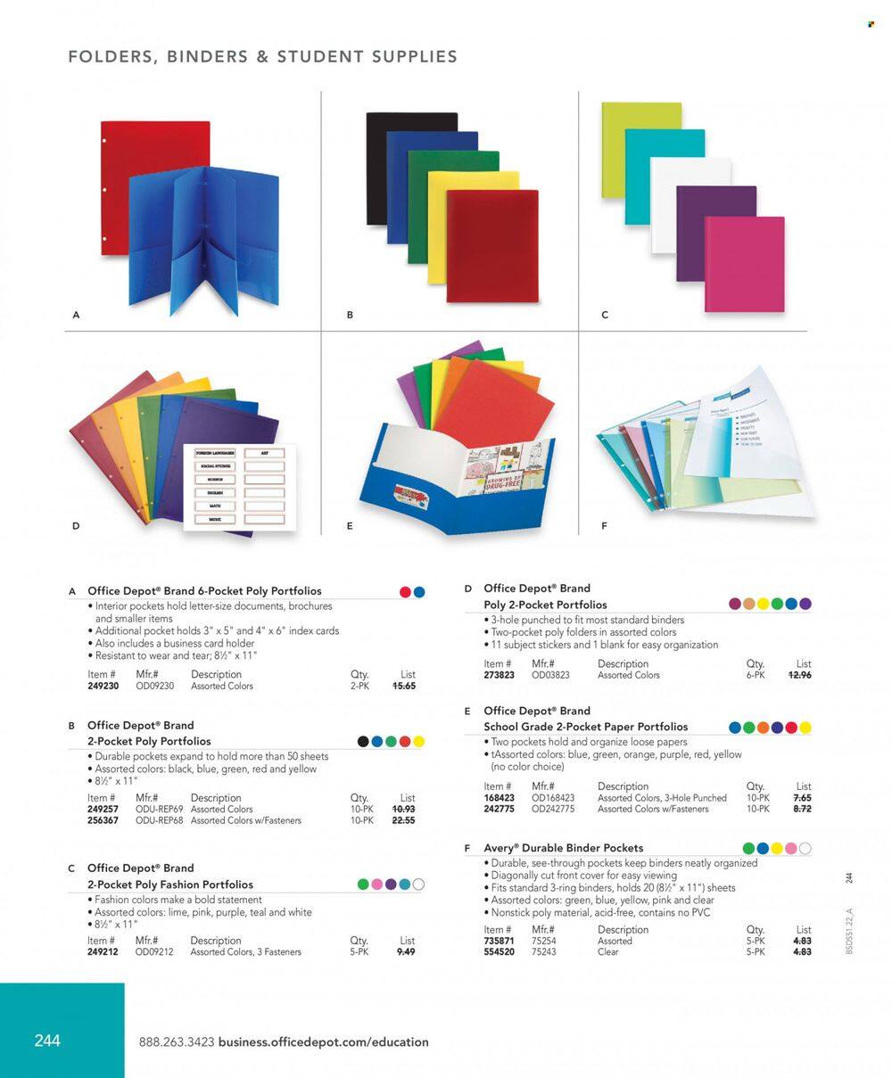 Office DEPOT School Solutions Promotions & Flyer Specials December 2023