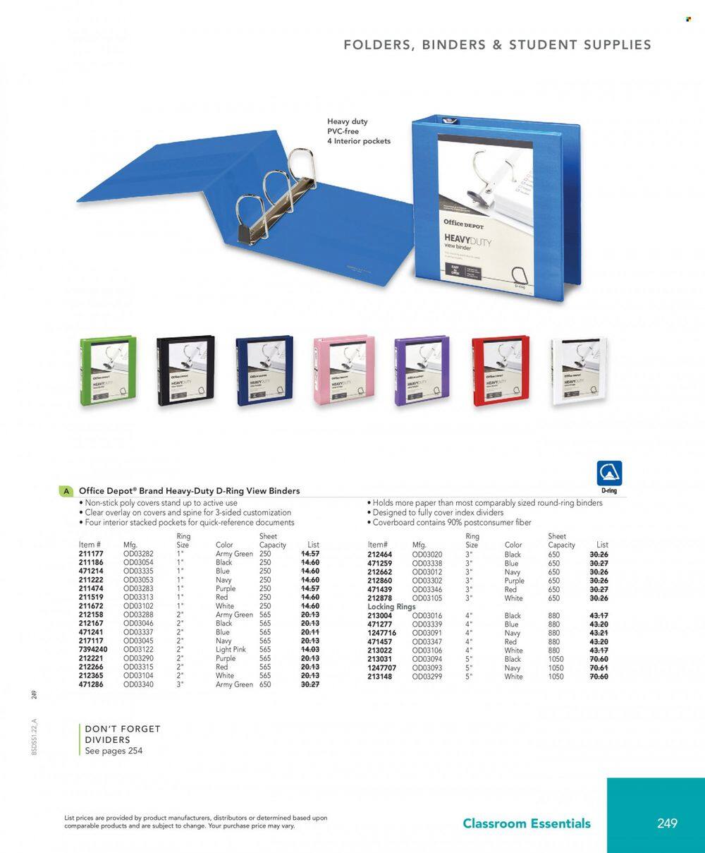 Office DEPOT School Solutions Promotions & Flyer Specials December 2023