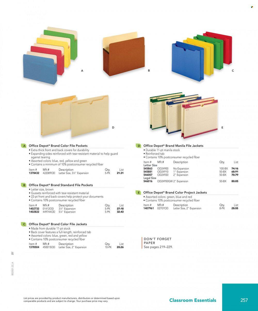 Office DEPOT School Solutions Promotions & Flyer Specials December 2023