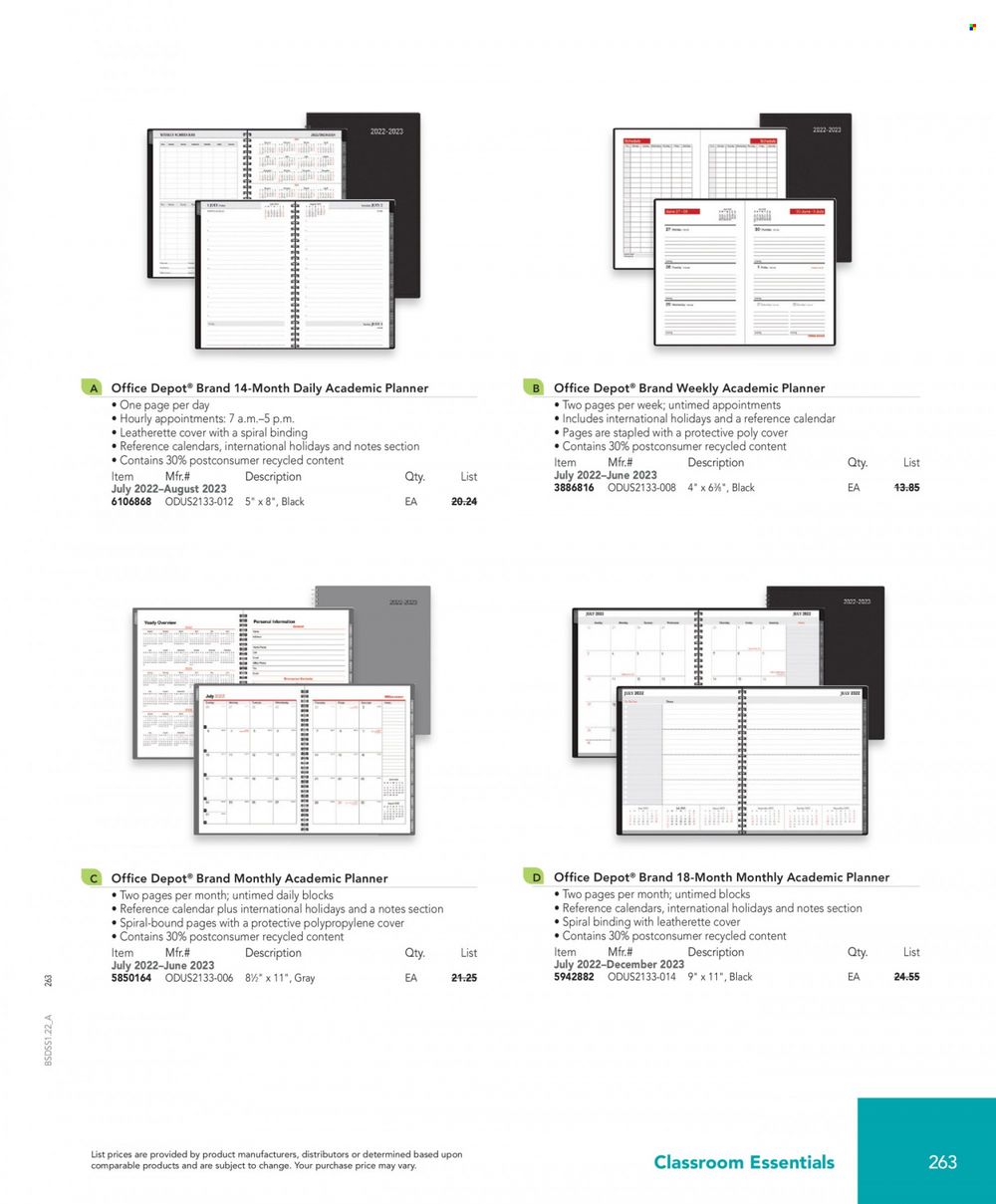 Office DEPOT School Solutions Promotions & Flyer Specials December 2023