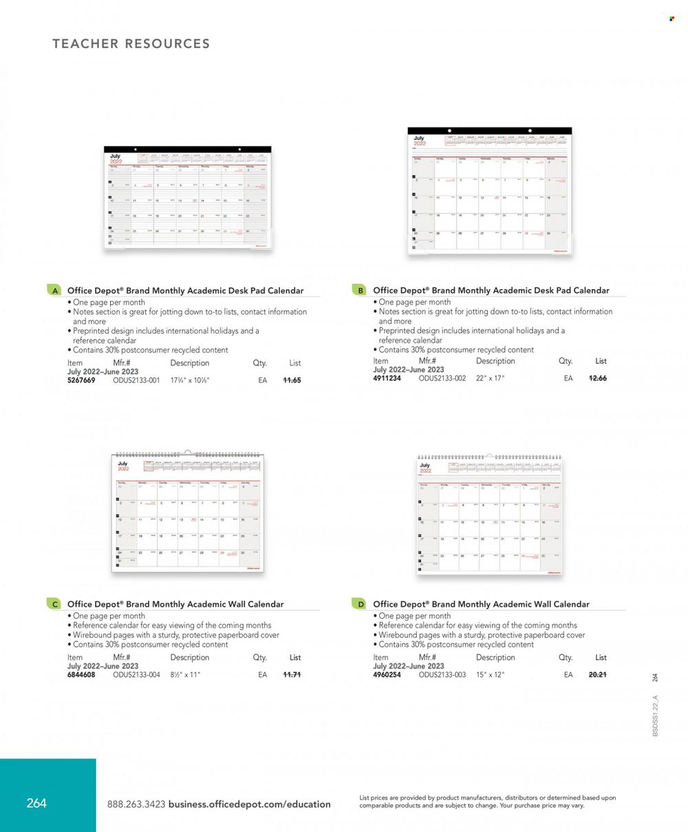 Office DEPOT School Solutions Promotions & Flyer Specials December 2023