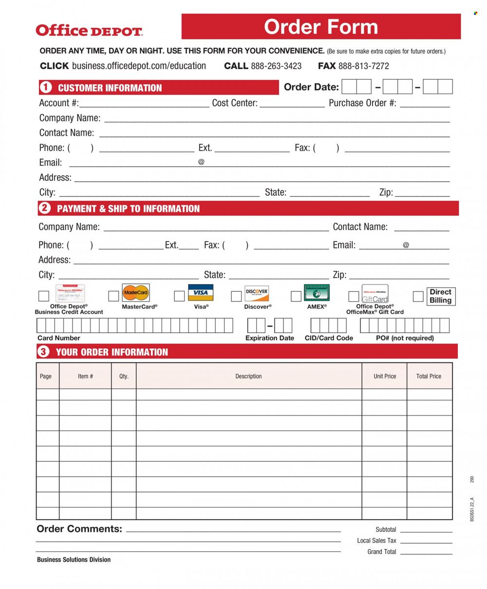 Office DEPOT School Solutions Promotions & Flyer Specials December 2023