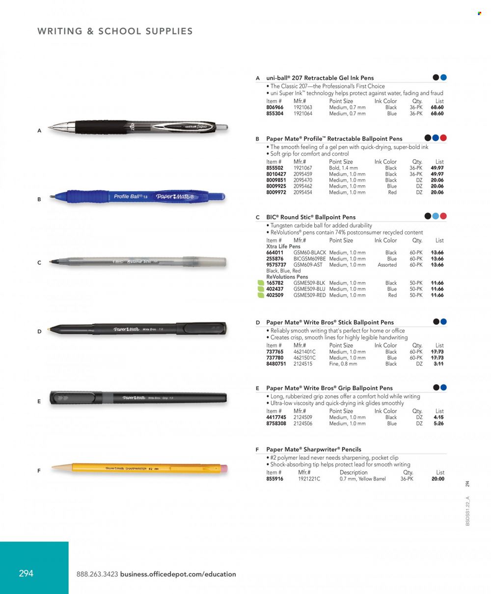 Office DEPOT School Solutions Promotions & Flyer Specials December 2023