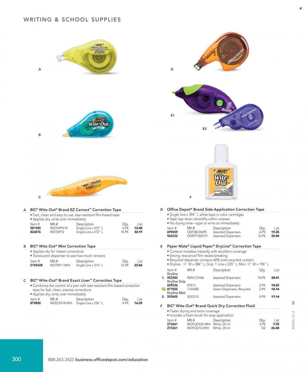 Office DEPOT School Solutions Promotions & Flyer Specials December 2023
