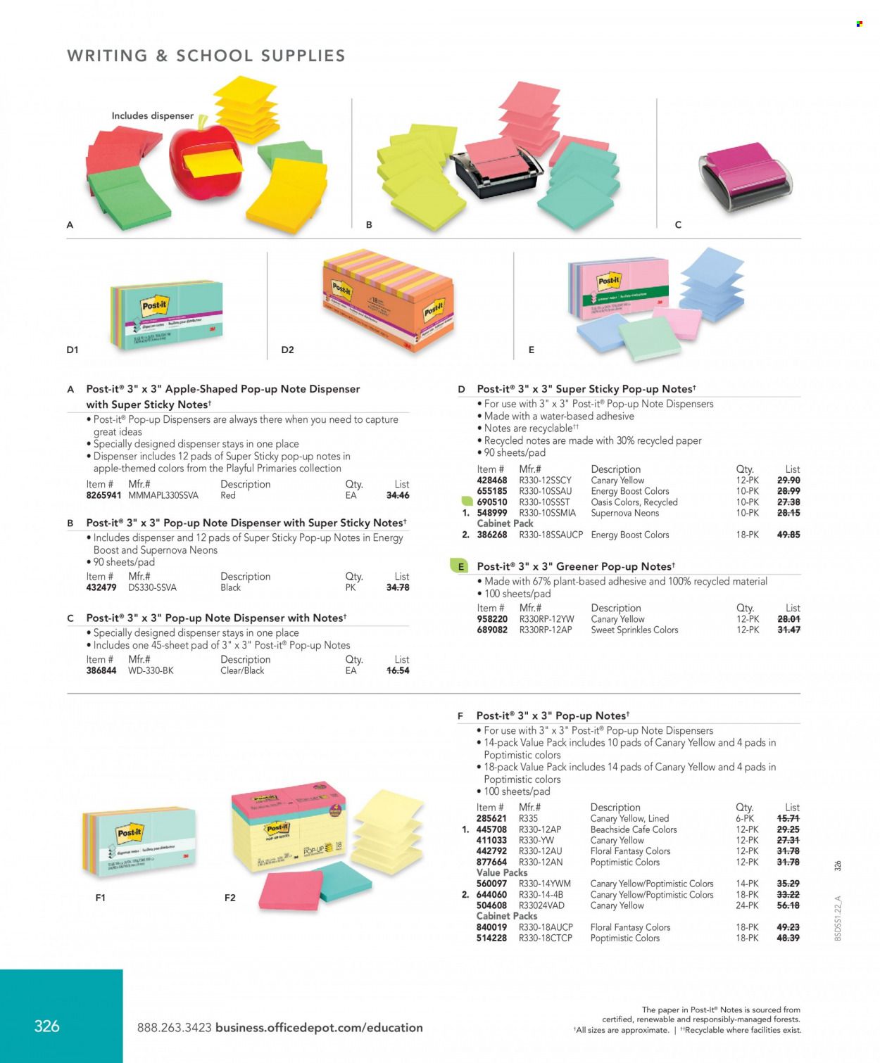Office DEPOT School Solutions Promotions & Flyer Specials December 2023