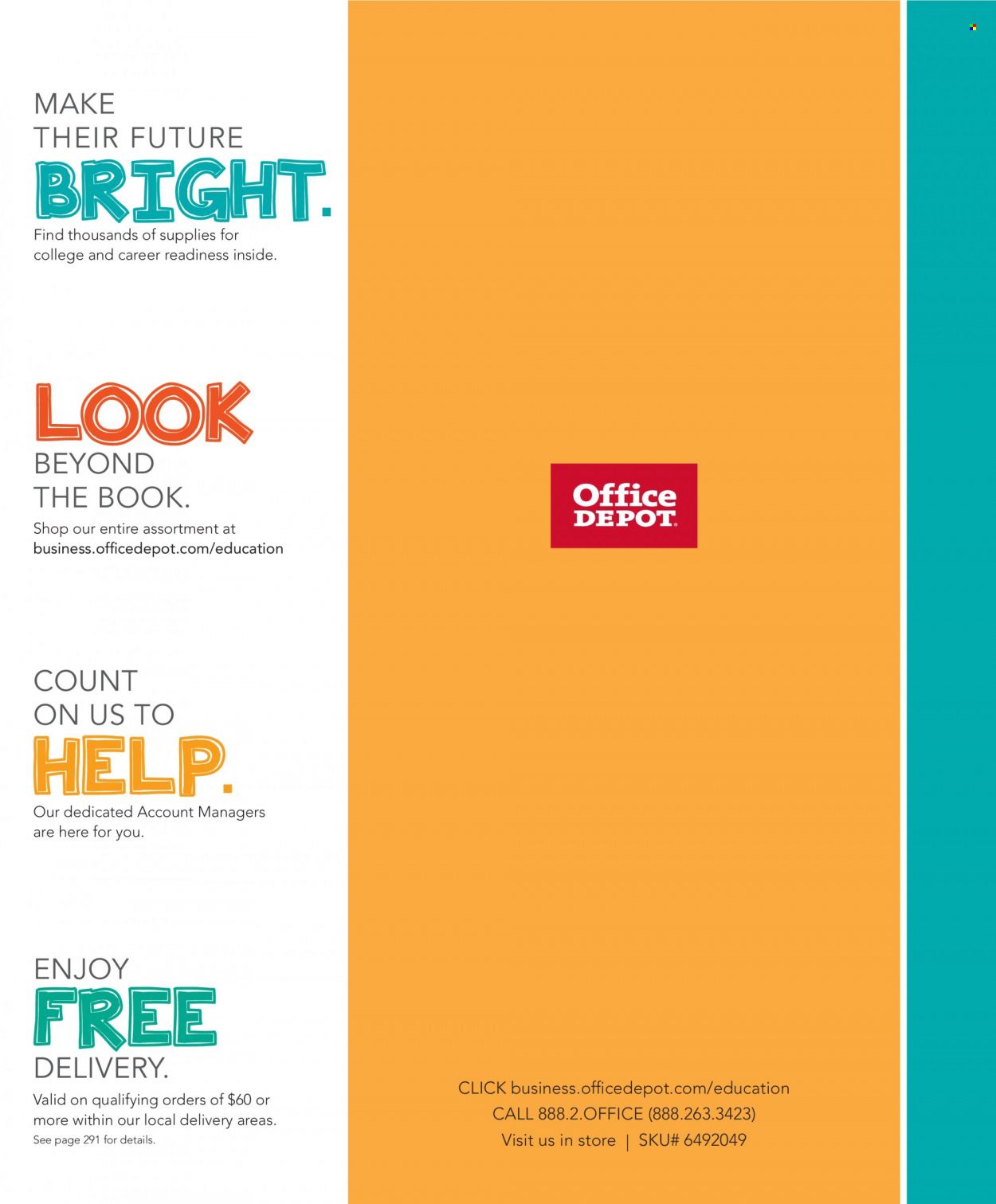 Office DEPOT School Solutions Promotions & Flyer Specials December 2023