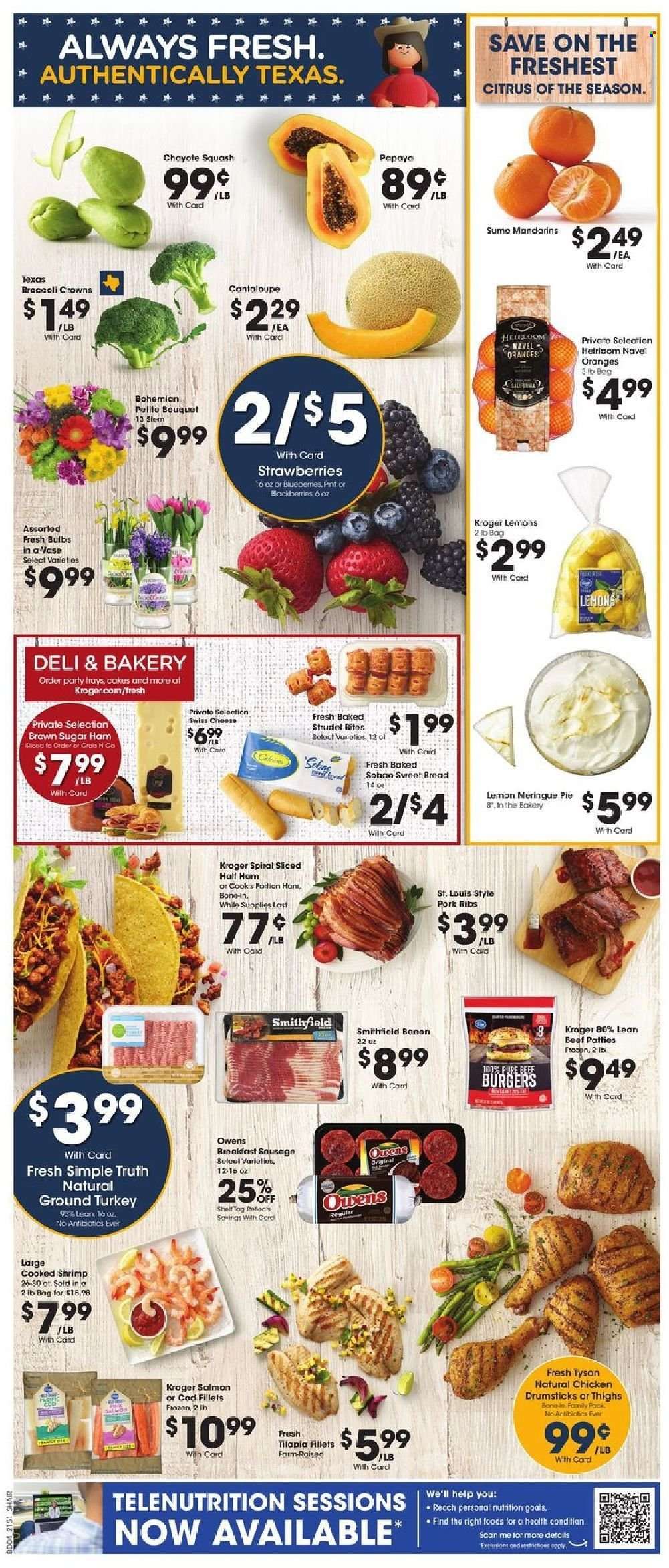Kroger (GA, IL, LA, MI, OK, SC, TN, TX, VA) Weekly Ad Flyer January 19 to January 26