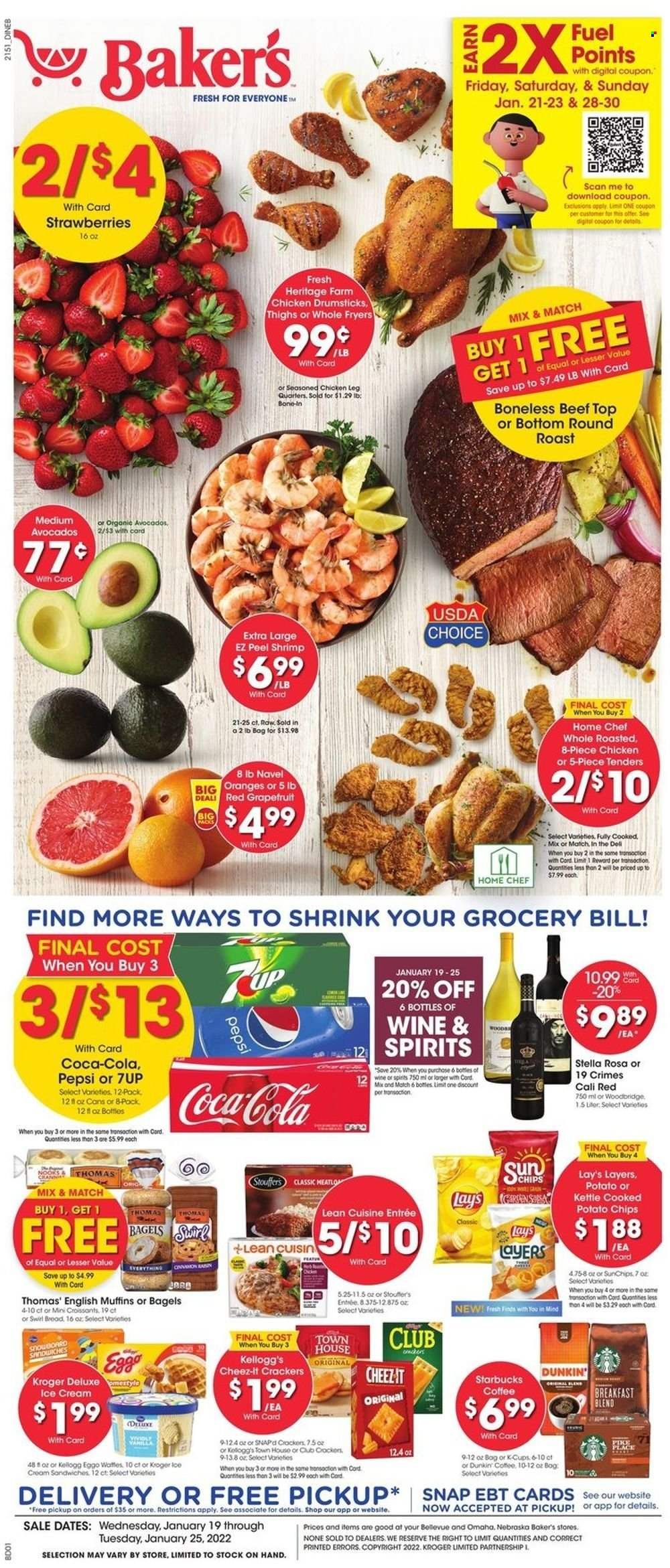 Baker's (NE) Weekly Ad Flyer January 19 to January 26