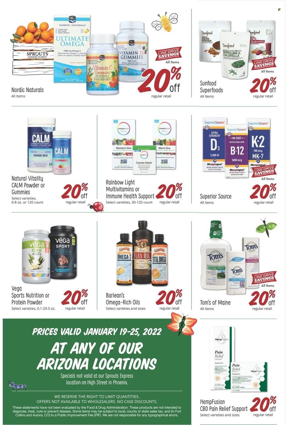 Sprouts Weekly Ad Flyer January 19 to January 26