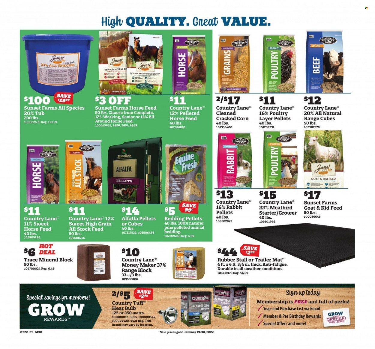 Orscheln Farm and Home (IA, IN, KS, MO, NE, OK) Weekly Ad Flyer January 19 to January 26