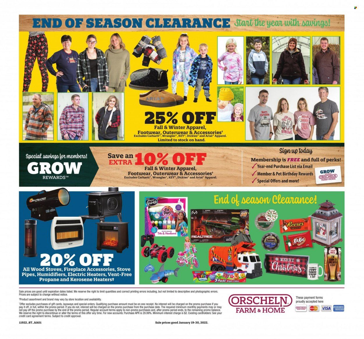 Orscheln Farm and Home (IA, IN, KS, MO, NE, OK) Weekly Ad Flyer January 19 to January 26