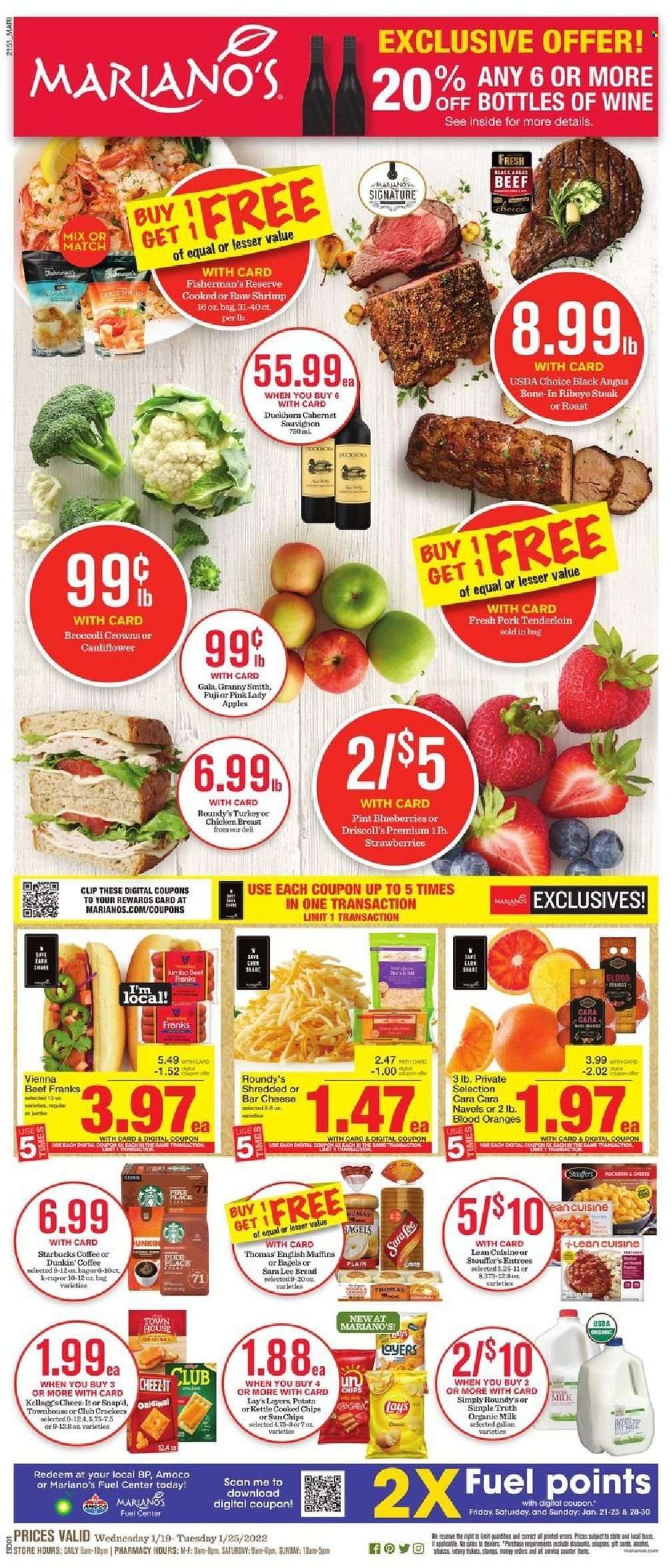 Mariano’s (IL) Weekly Ad Flyer January 19 to January 26