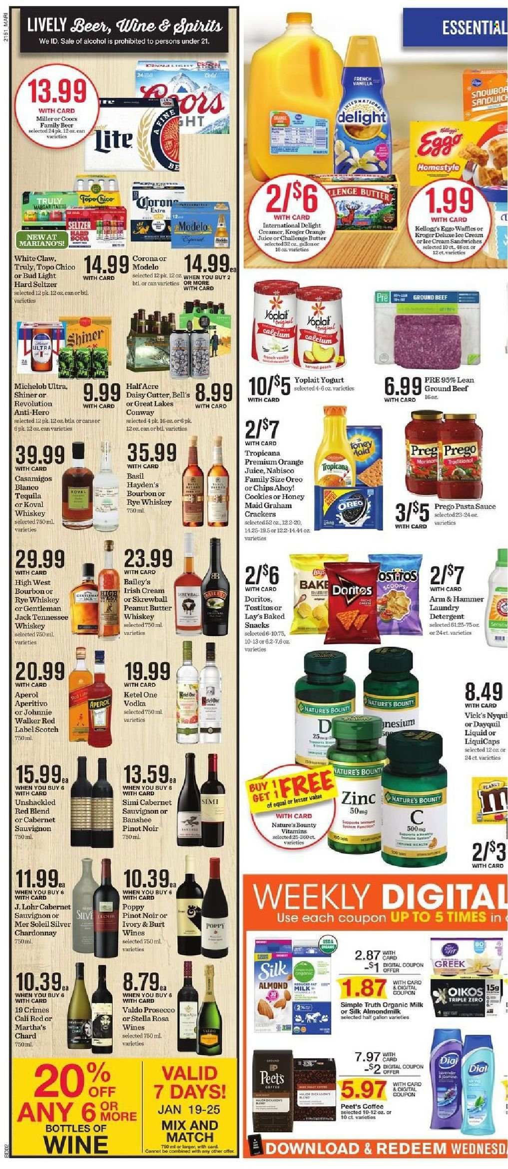 Mariano’s (IL) Weekly Ad Flyer January 19 to January 26