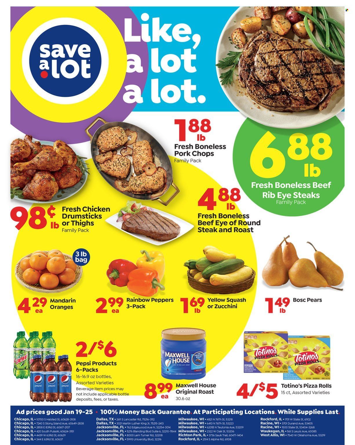 Save a Lot Weekly Ad Flyer January 19 to January 26