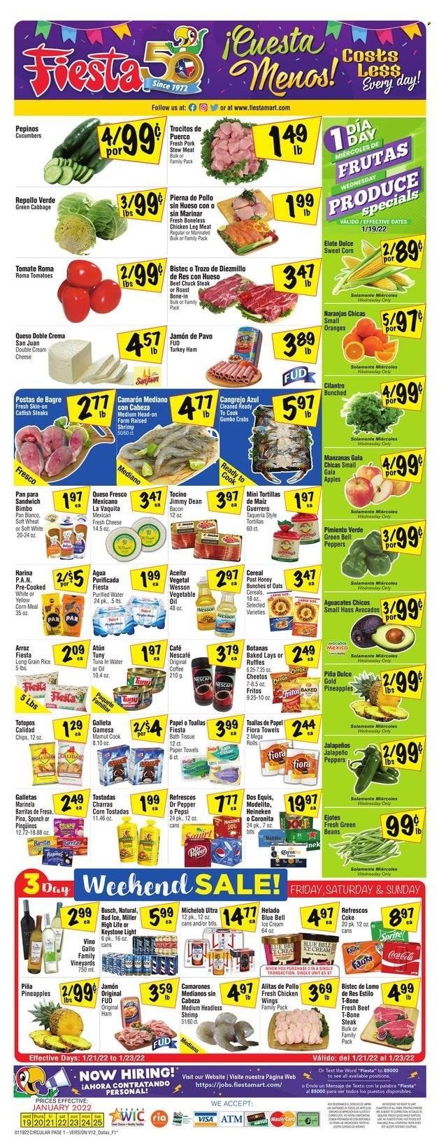 Fiesta Mart (TX) Weekly Ad Flyer January 19 to January 26
