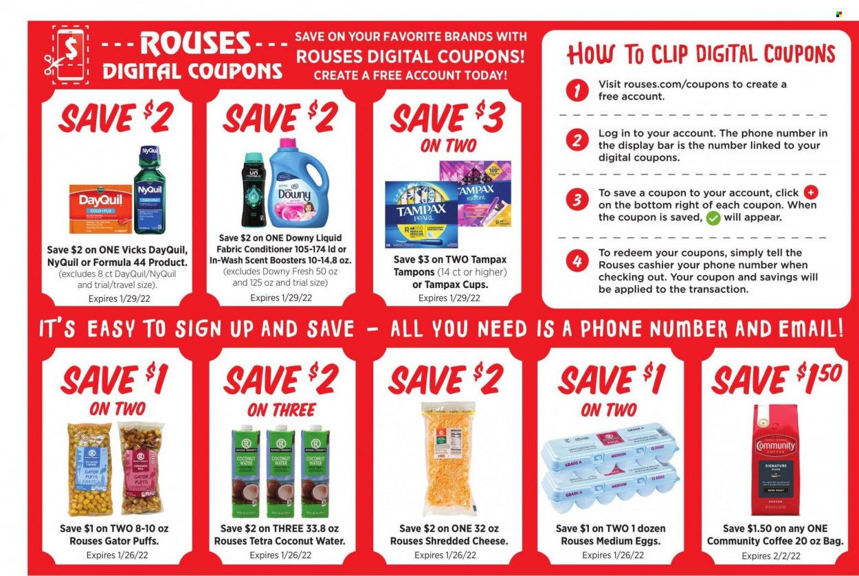 Rouses Markets (AL, LA, MS) Weekly Ad Flyer January 19 to January 26