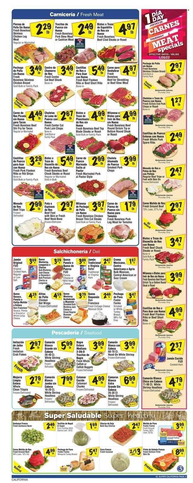 El Super (CA, NM, NV, TX) Weekly Ad Flyer January 19 to January 26