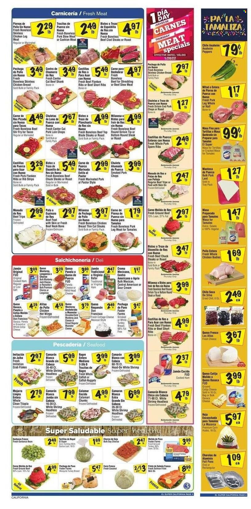 El Super (CA, NM, NV, TX) Weekly Ad Flyer January 19 to January 26
