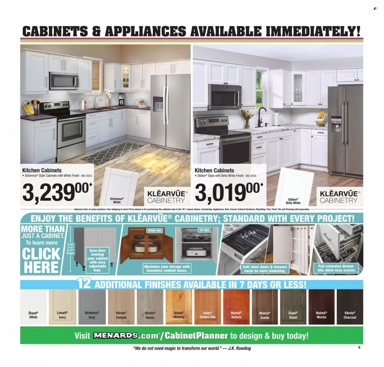 Menards Weekly Ad Flyer January 19 to January 26