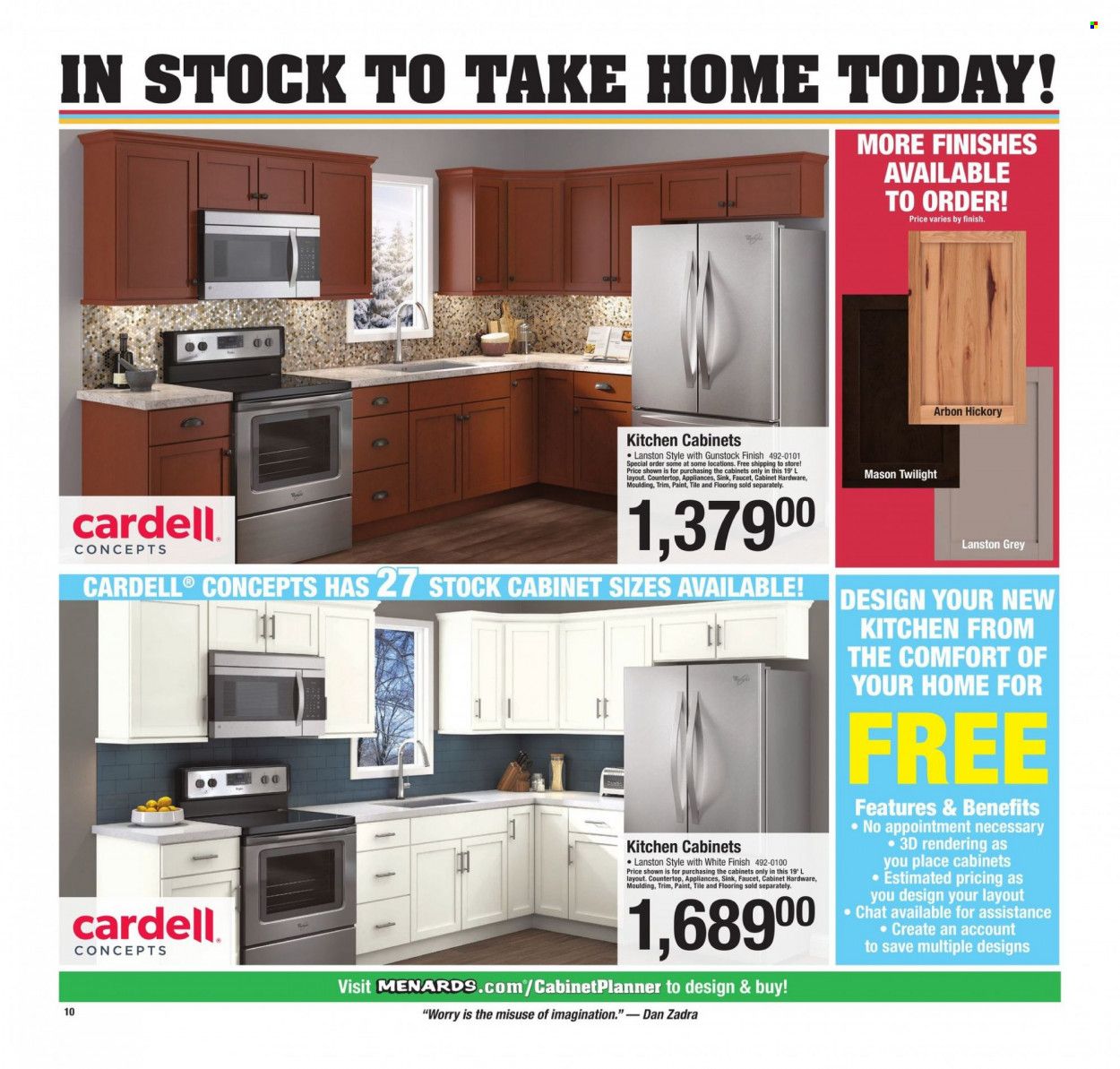 Menards Weekly Ad Flyer January 19 to January 26