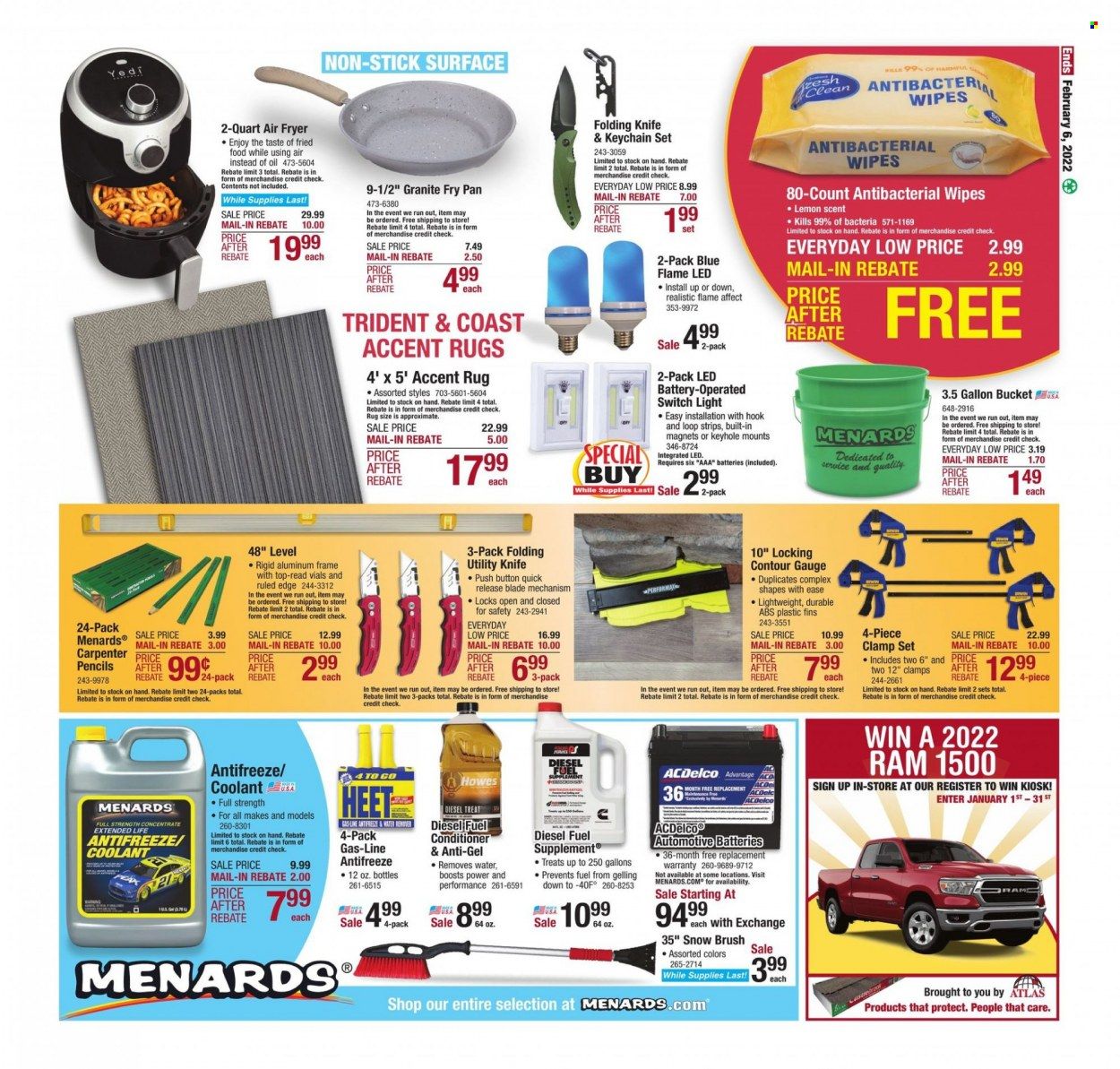Menards Weekly Ad Flyer January 19 to January 26