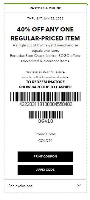 JOANN Weekly Ad Flyer January 19 to January 26