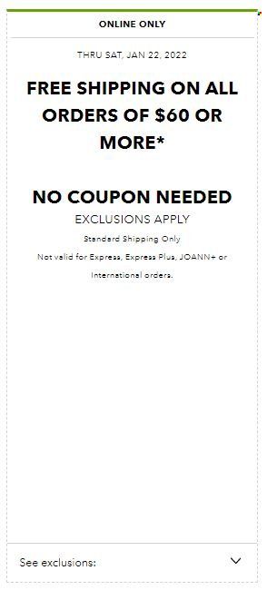 JOANN Weekly Ad Flyer January 19 to January 26