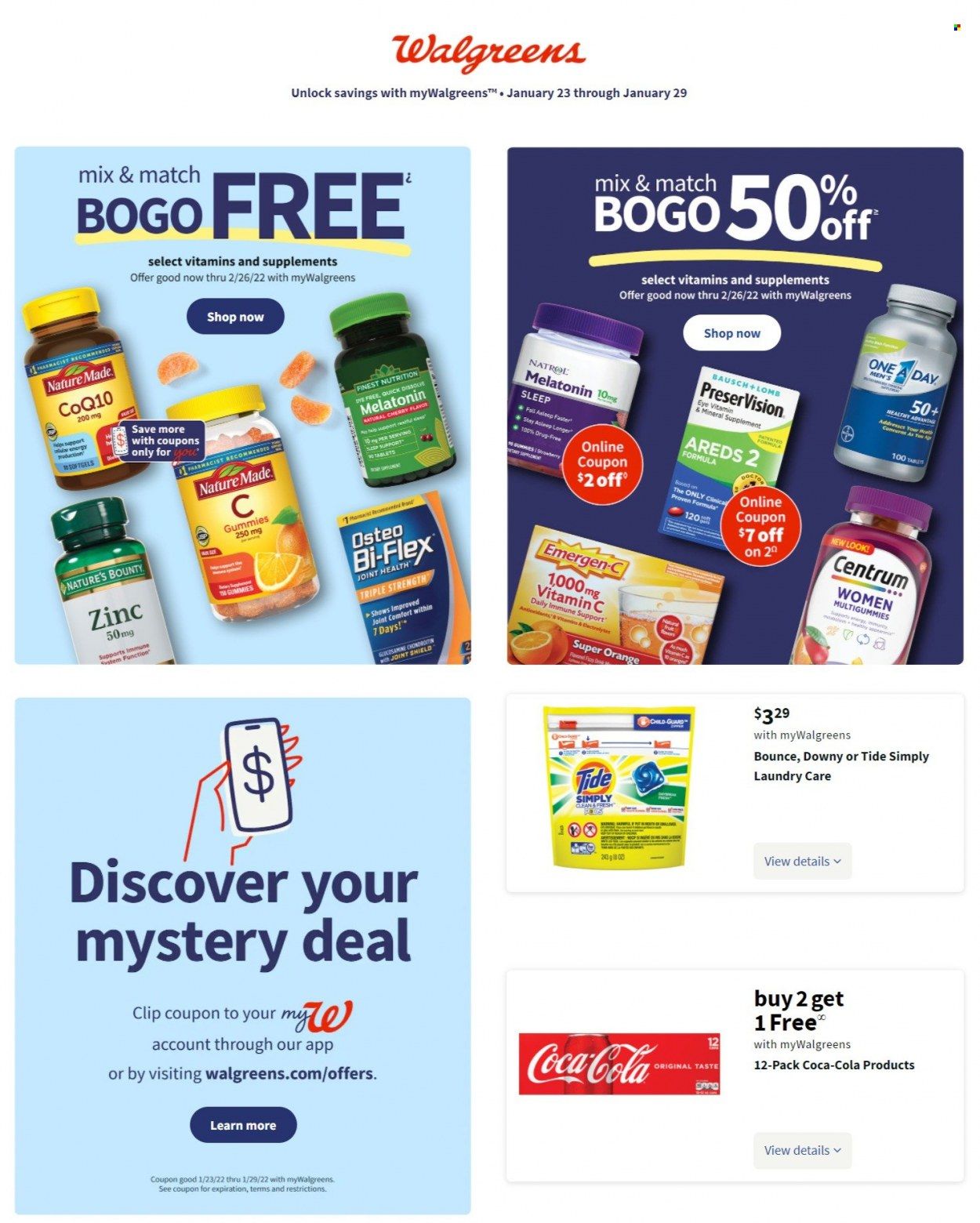 Walgreens Weekly Ad Flyer January 19 to January 26
