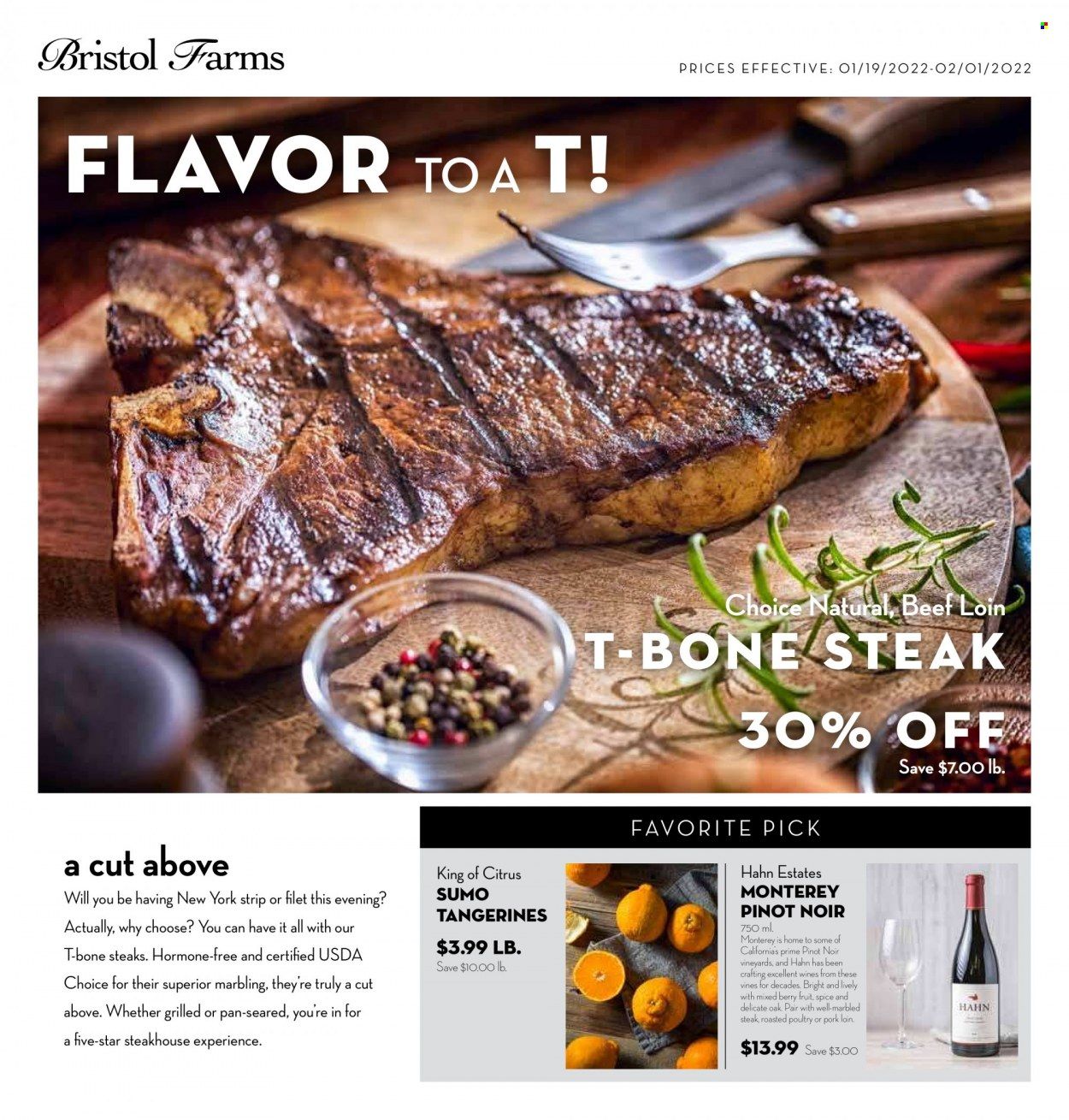 Bristol Farms (CA) Weekly Ad Flyer January 20 to January 27