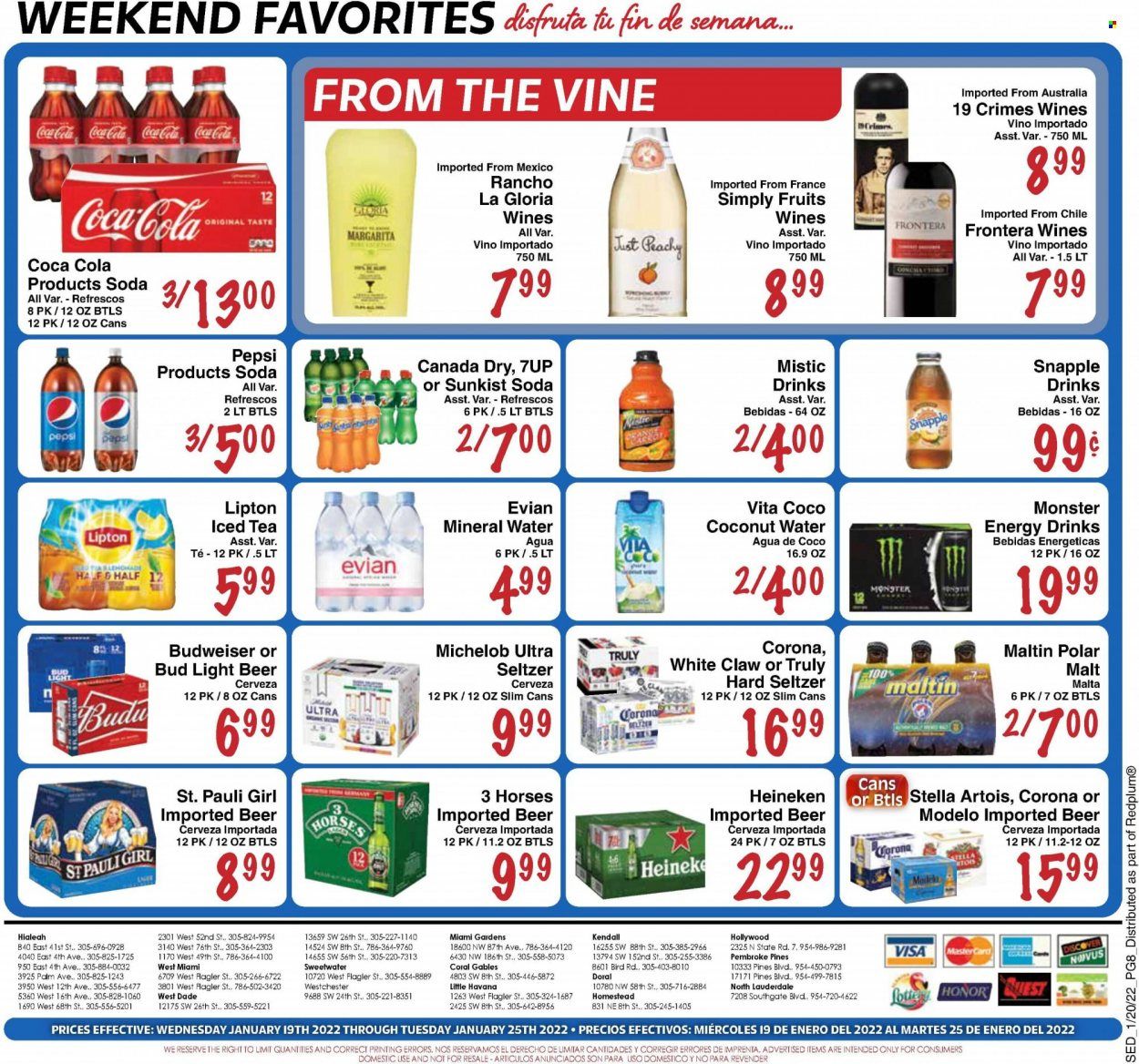 Sedano's (FL) Weekly Ad Flyer January 20 to January 27