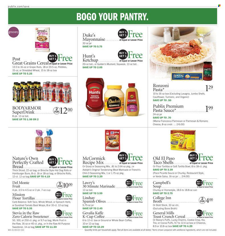 Publix (AL, FL, GA, NC, SC, TN) Weekly Ad Flyer January 20 to January 27