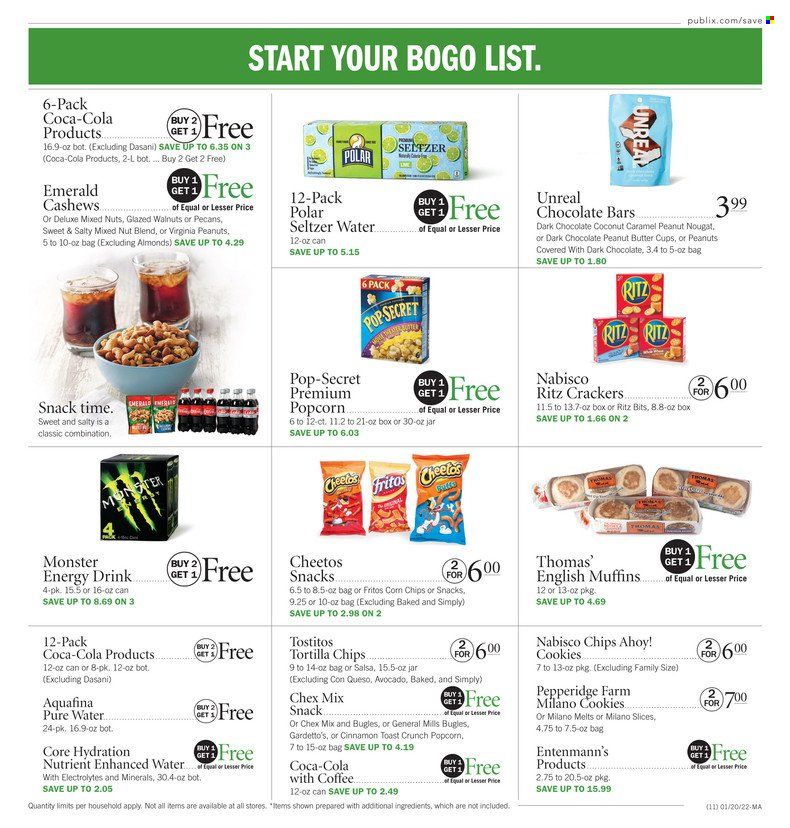 Publix (AL, FL, GA, NC, SC, TN) Weekly Ad Flyer January 20 to January 27