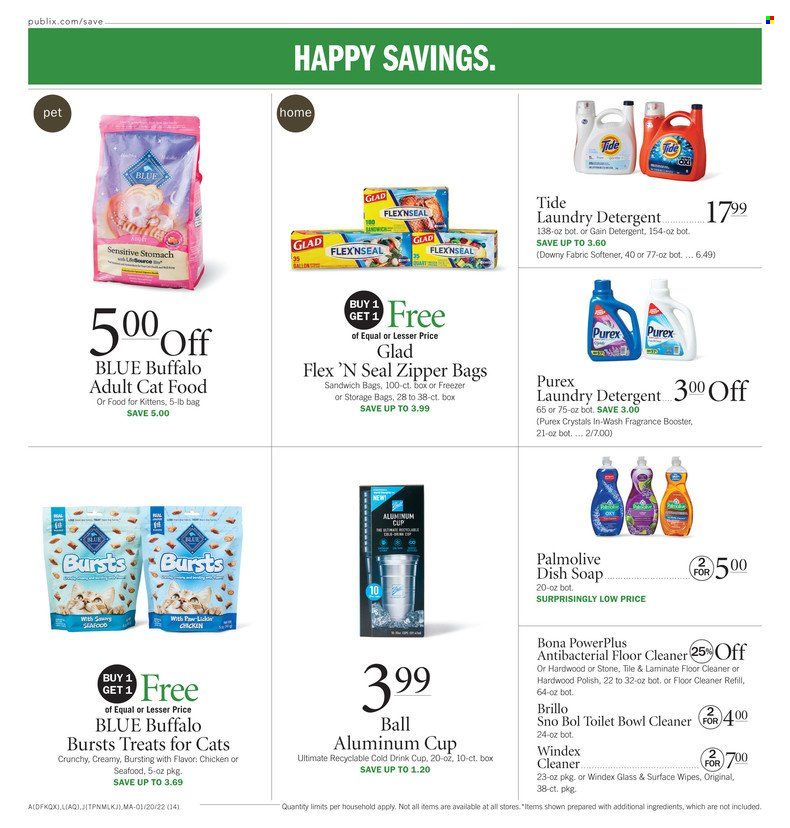 Publix (AL, FL, GA, NC, SC, TN) Weekly Ad Flyer January 20 to January 27