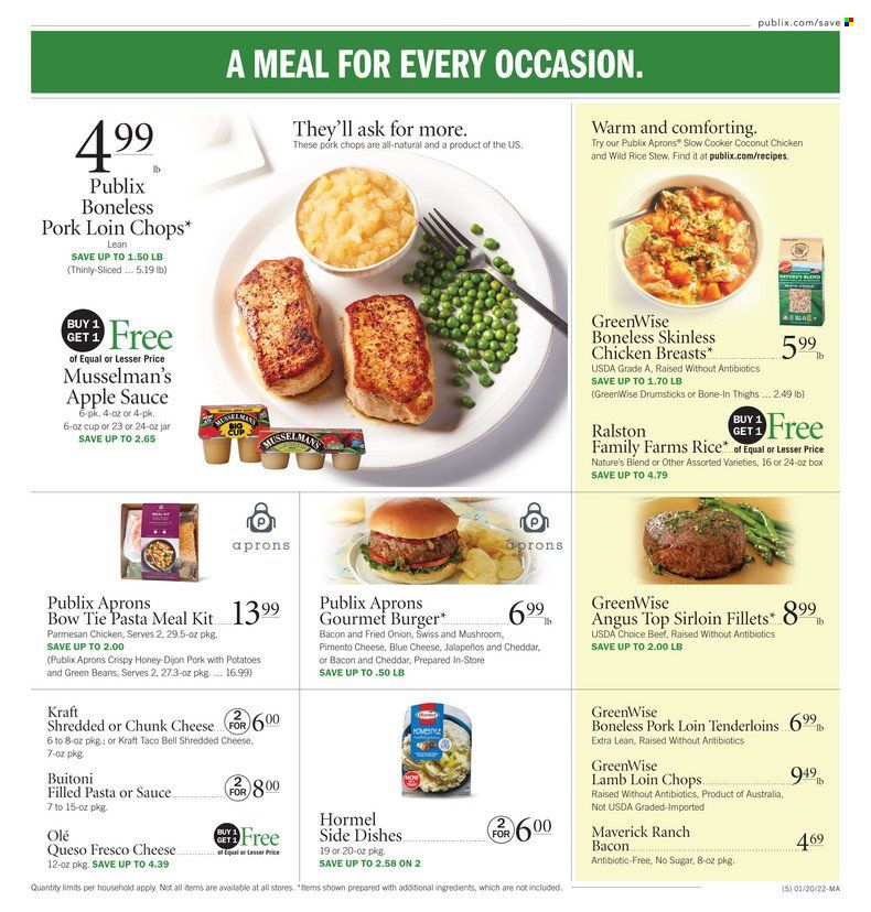Publix (AL, FL, GA, NC, SC, TN) Weekly Ad Flyer January 20 to January 27