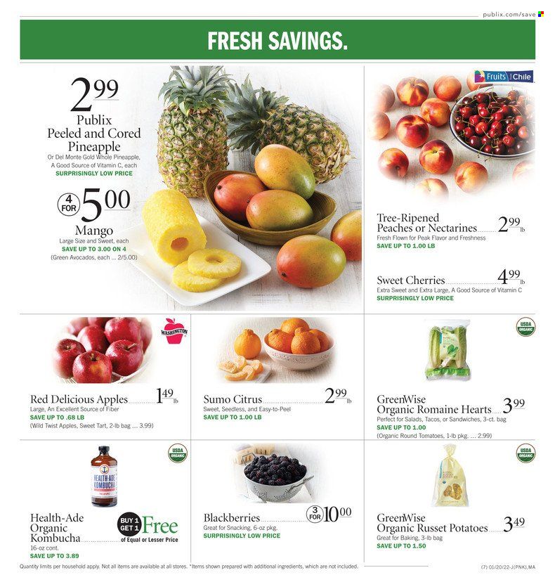 Publix (AL, FL, GA, NC, SC, TN) Weekly Ad Flyer January 20 to January 27