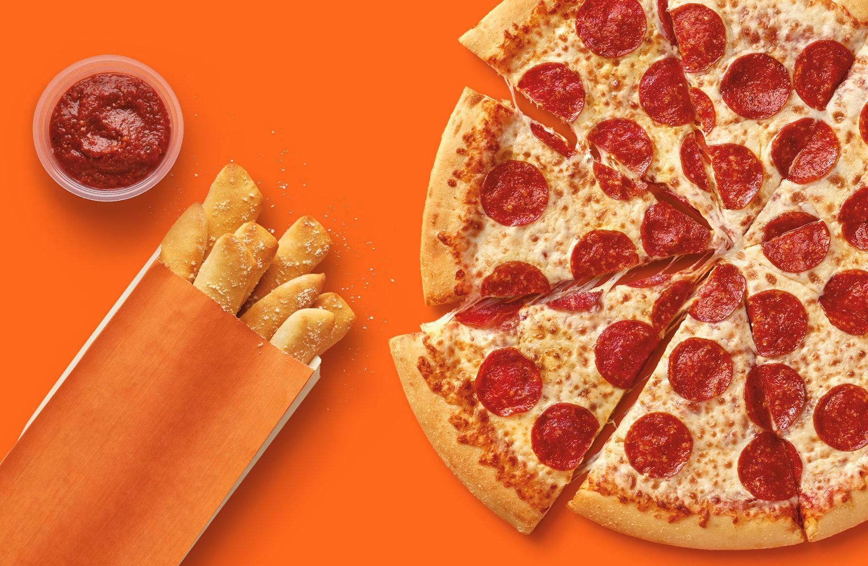 Buy a Classic Pepperoni Pizza Online and Get an Order of Crazy Bread or a 2L Pepsi for Only $0.33 Extra at Little Caesars Buy a Classic Pepperoni Pizza Online and Get an Order of Crazy Bread or a 2L Pepsi for Only $0.33 Extra at Little Caesars