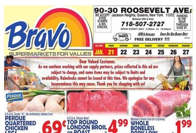 Bravo Supermarkets (CT, FL, MA, NJ, NY, PA) Weekly Ad Flyer January 20 to January 27