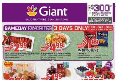 Giant Food (DE, MD, VA) Weekly Ad Flyer January 20 to January 27