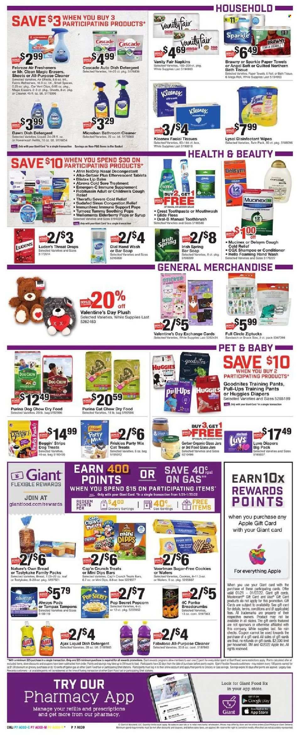 Giant Food (DE, MD, VA) Weekly Ad Flyer January 20 to January 27