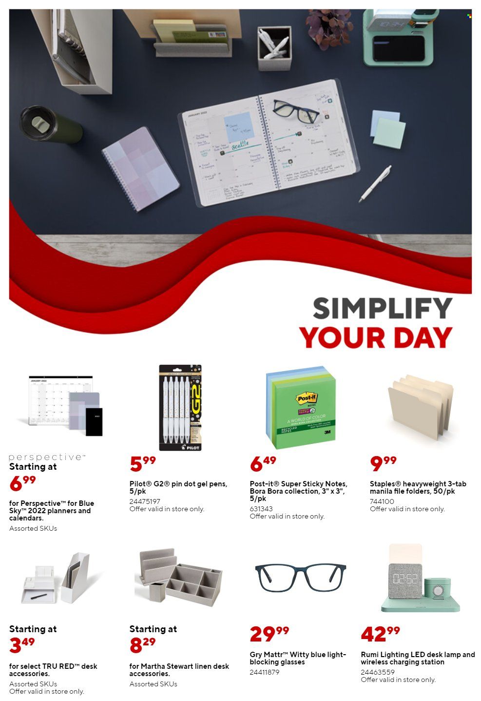 Staples Weekly Ad Flyer January 20 to January 27