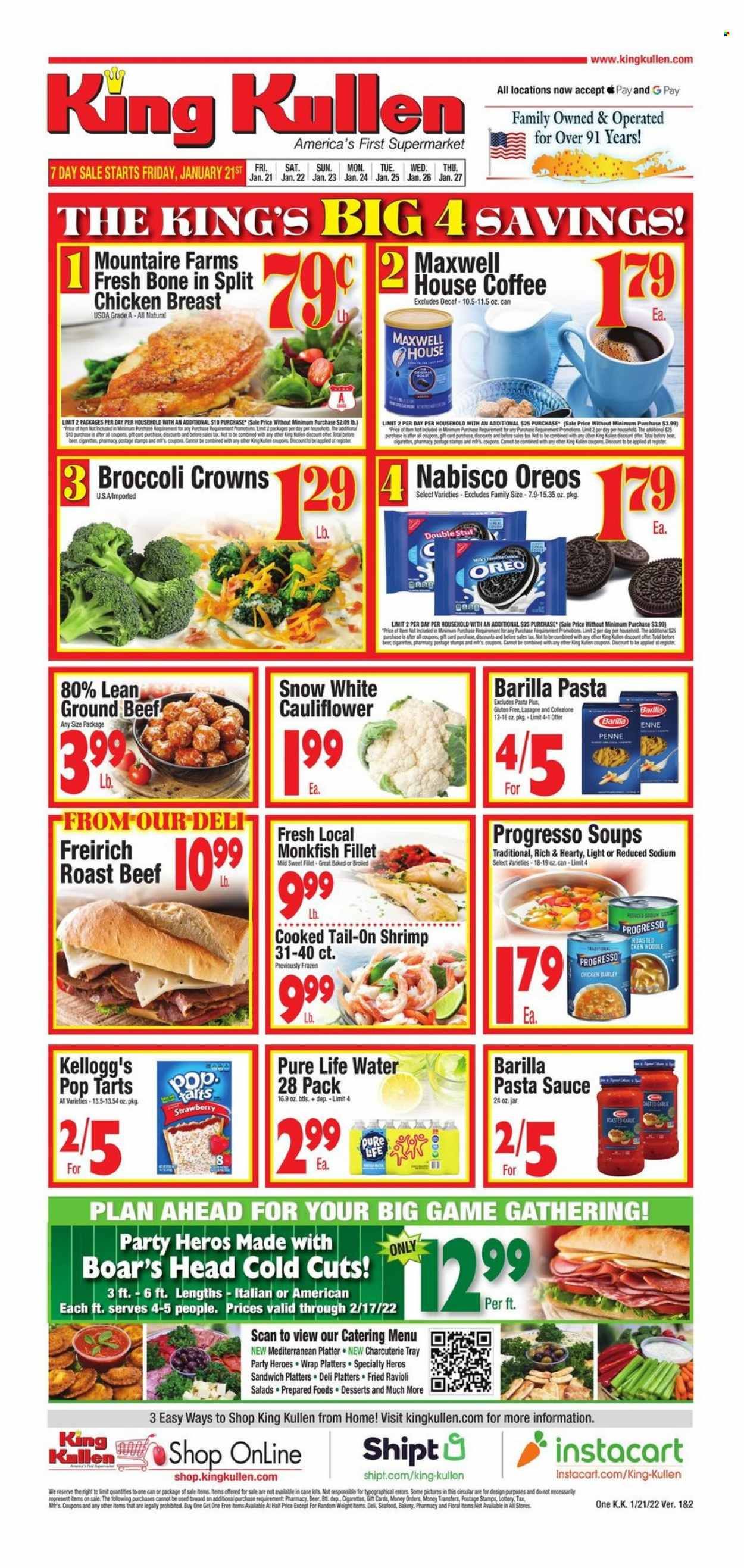 King Kullen (NY) Weekly Ad Flyer January 20 to January 27