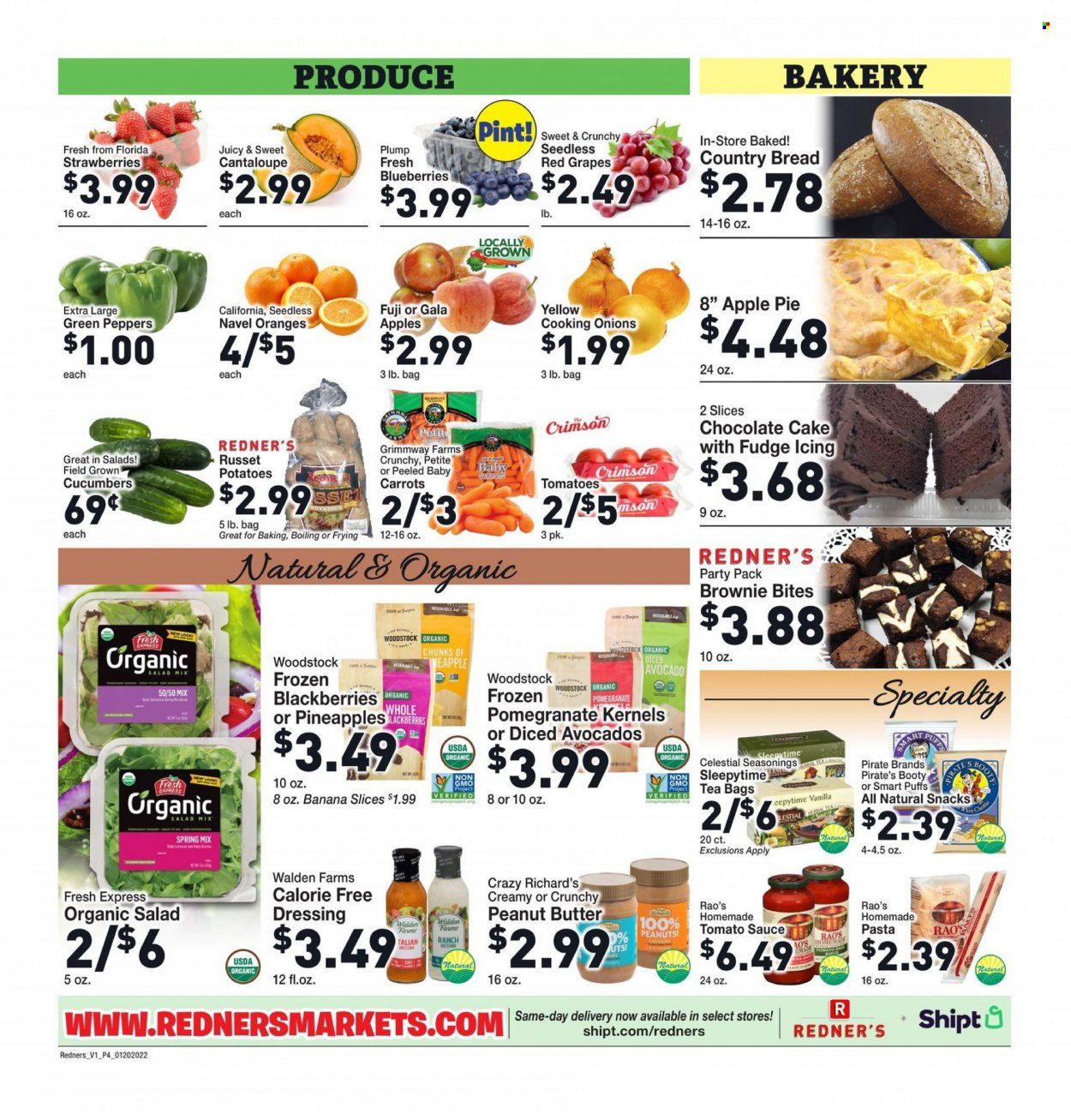 Redner's Markets (DE, MD, PA) Weekly Ad Flyer January 20 to January 27