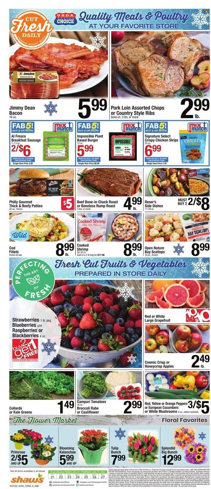Shaw’s (MA, ME, NH, RI, VT) Weekly Ad Flyer January 20 to January 27