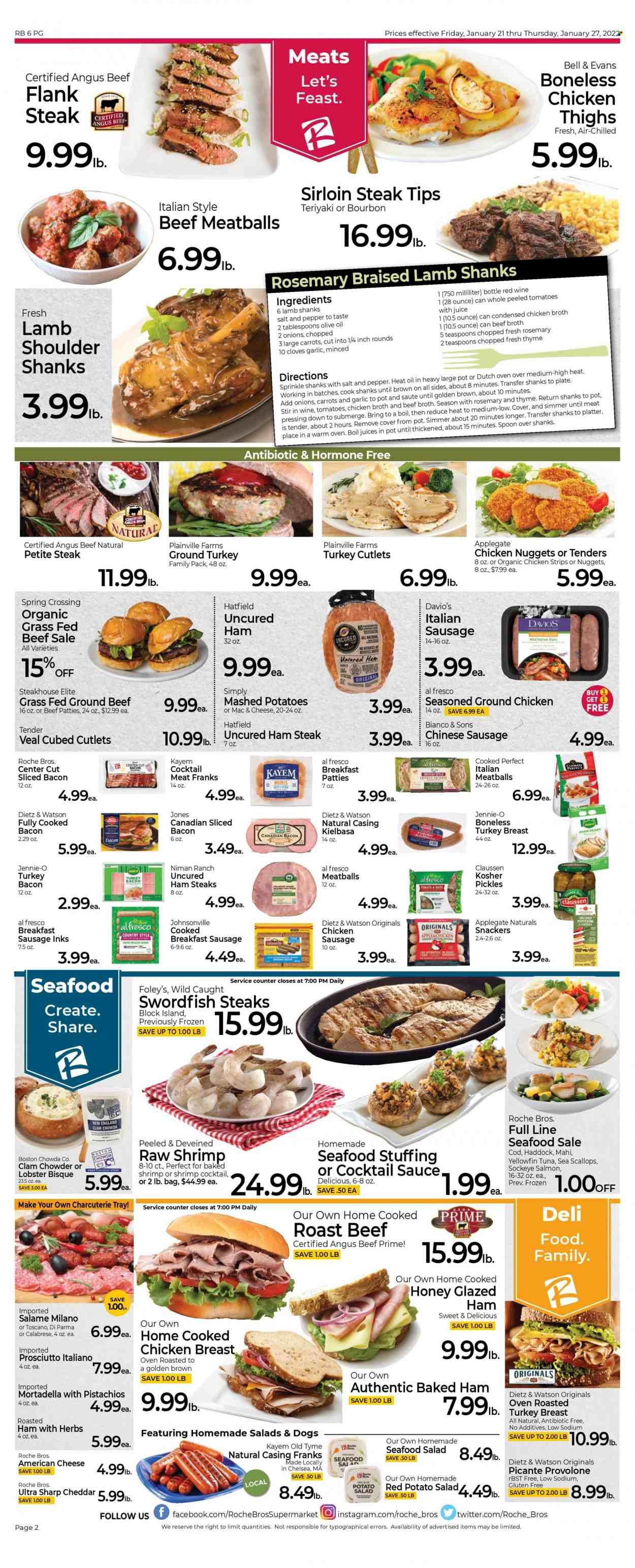 Roche Bros. (MA) Weekly Ad Flyer January 20 to January 27