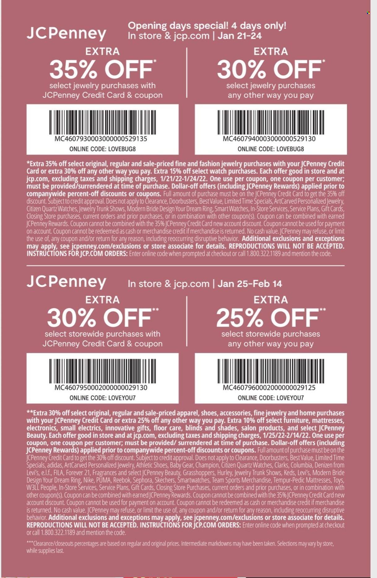 JCPenney Weekly Ad Flyer January 22 to January 29