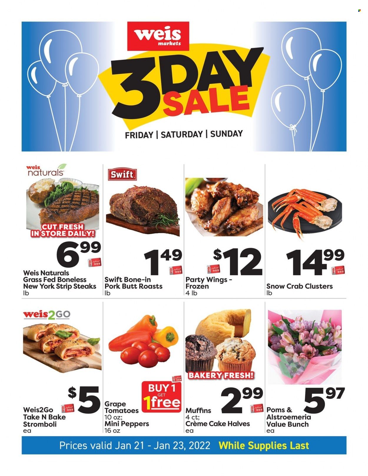 Weis (MD, NY, PA) Weekly Ad Flyer January 22 to January 29